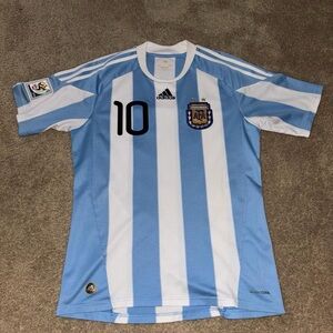 Messi 2010 Argentina World Cup Home Kit